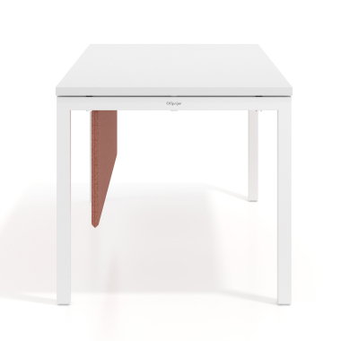 separateurs de bureau terracota structure en aluminium 2