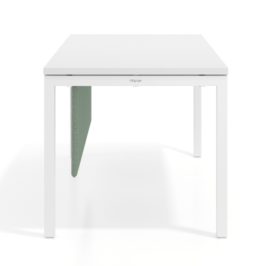 separateurs de bureau vert structure en aluminium 2