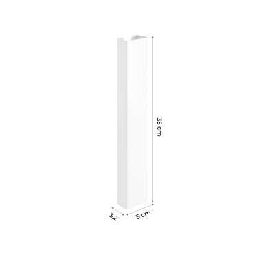 goulottes passe cables blanc tekno 4
