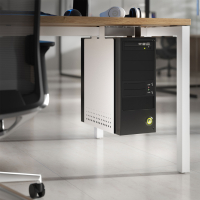 Support tour PC Zero fixe, montage sous bureau