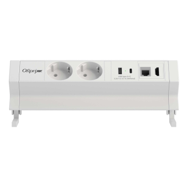 passe cables blanc connect 3