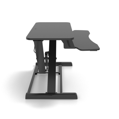 bureau assis debout noir lynk 11