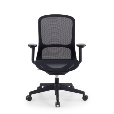 chaise de bureau design noir muse maille accoudoirs reglables 3d 3