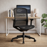 Chaise de bureau design Muse au style moderne, avec accoudoirs 3D et dossier ergonomique
