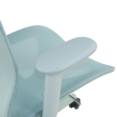 chaise de bureau design vert muse maille accoudoirs reglables 3d 5