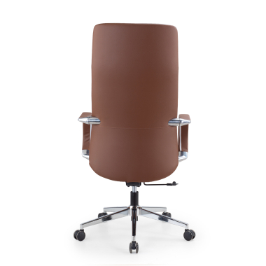 fauteuil de direction marron armani cuir authentique accoudoirs fixes 7