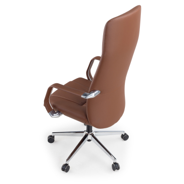 fauteuil de direction marron armani cuir authentique accoudoirs fixes 9