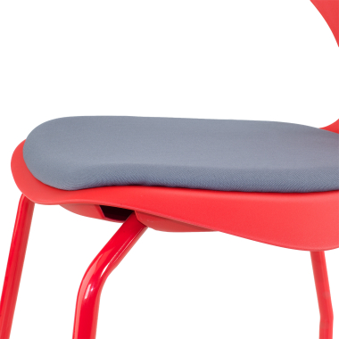 chaise avec tablette rouge chaise avec roulettes plastique sans accoudoirs 6