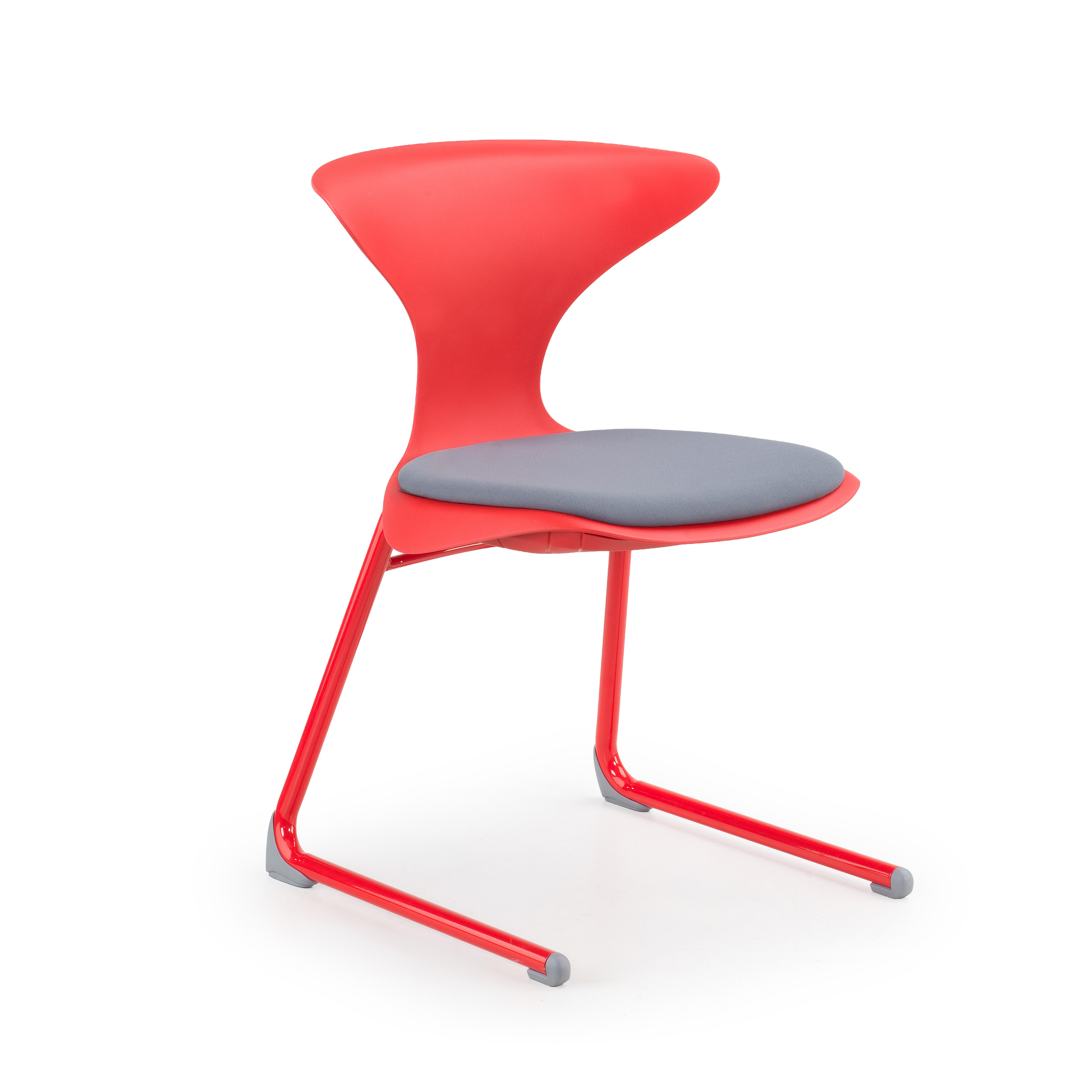 Chaise scolaire Agora avec piètement luge, pour salles de classe et de formation