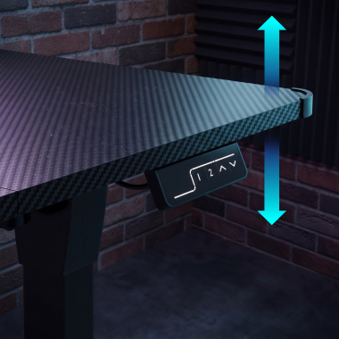 bureau gaming noir newlevel 12