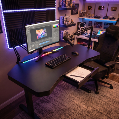 bureau gaming noir magnum 2