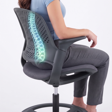 Assise en maille respirante