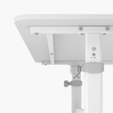 bureau pour jeunes avec passe cables blanc prime 11
