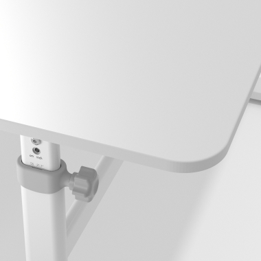 bureau pour jeunes avec passe cables blanc prime 7