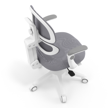 chaise de bureau enfant gris smartfit tissu accoudoirs reglables 2d 7