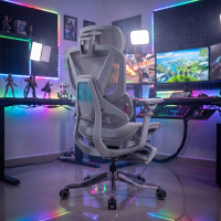 Chaise de bureau ergonomique haut de gamme Glide Ultra, soutien lombaire 4D et repose-pieds