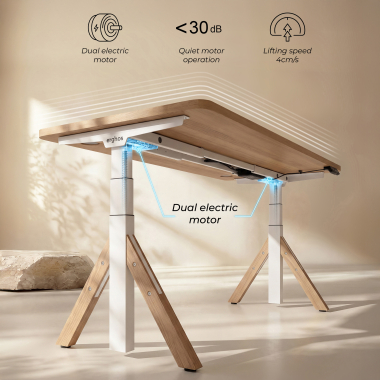 Structure avec pieds en bois massif