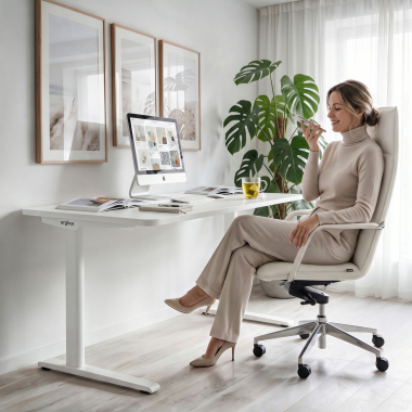 bureau professionnel blanc warm white structure blanche 2