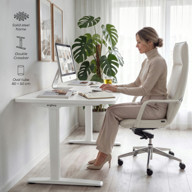 bureau professionnel blanc flax oak structure blanche 6
