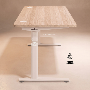 bureau professionnel blanc red oak structure blanche 8