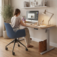Bureau assis-debout électrique Erghos Go, 1 moteur, avec fonction mémoire
