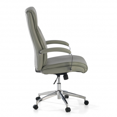 fauteuil de bureau gris counter simil cuir accoudoirs rembourres 5