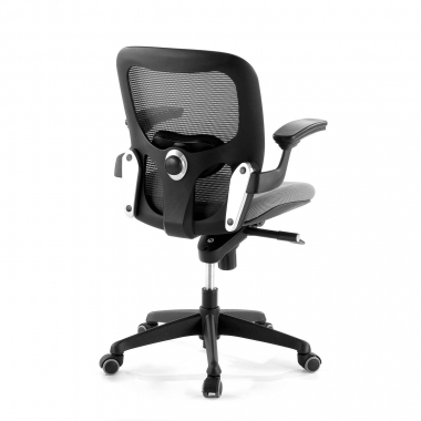 chaise ergonomique gris chaise de bureau maille accoudoirs mobiles soutien lombaire 7