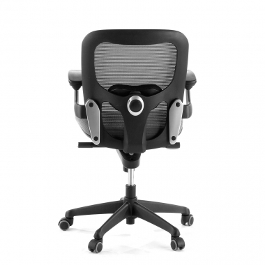 chaise ergonomique gris chaise de bureau maille accoudoirs mobiles soutien lombaire 8