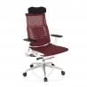 Chaise ergonomique Dynamic white, mécanisme synchronisé plus