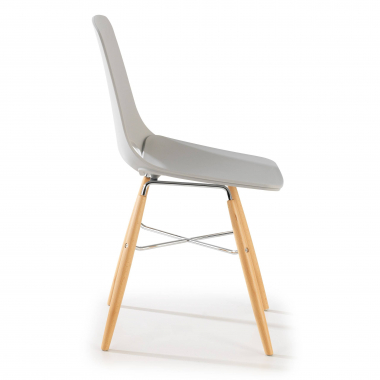 chaise de bureau enfant gris joy plastique sans accoudoirs 4