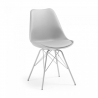 Chaise scandinave Norway, design, piètement métallique