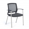 Chaise Visiteur Adam, Confortable et Robuste, Structure métallique
