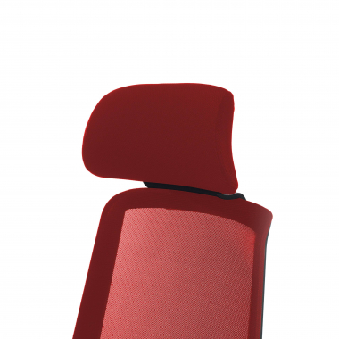 chaise de bureau rouge belinda maille accoudoirs reglables 1d soutien lombaire appui tete 8