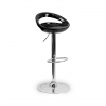 Tabouret de Bar Danko, base métallique, anneau repose-pieds 210850 - (Outlet)