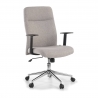 Fauteuil Ordinateur Smith, tissu, rembourrage épais, base métallique