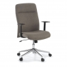 Fauteuil Ordinateur Smith, tissu, rembourrage épais, base métallique