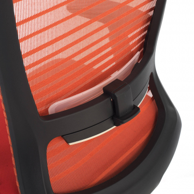 chaise de bureau rouge tesla maille accoudoirs reglables 3d soutien lombaire appui tete 6