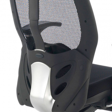 chaise teletravail noir avec appui tete maille accoudoirs reglables 3d soutien lombaire appui tete 5