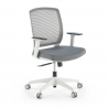 Chaise de bureau Dama white, opérateur, mousse injectée