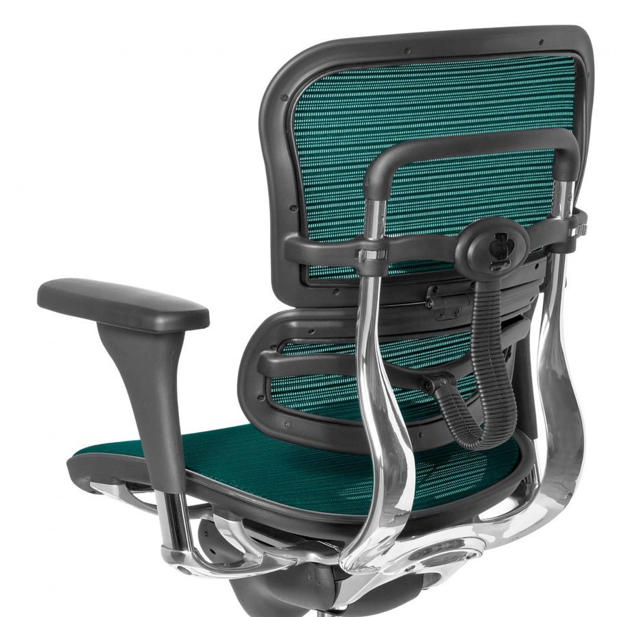 Chaise Ergonomique Ergohuman, modèle premium, aluminium, maille