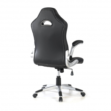 chaise gaming rouge lotus simil cuir accoudoirs rabattables 8