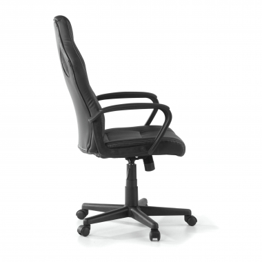 chaise gaming gris montmelo simil cuir accoudoirs fixes 6