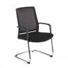Chaise Visiteur Bali, dossier ergonomique, en maille