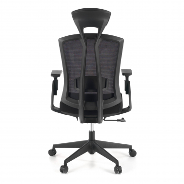chaise ergonomique noir ridley maille accoudoirs reglables 3d soutien lombaire appui tete 7