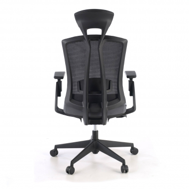 chaise ergonomique gris ridley maille accoudoirs reglables 3d soutien lombaire appui tete 7