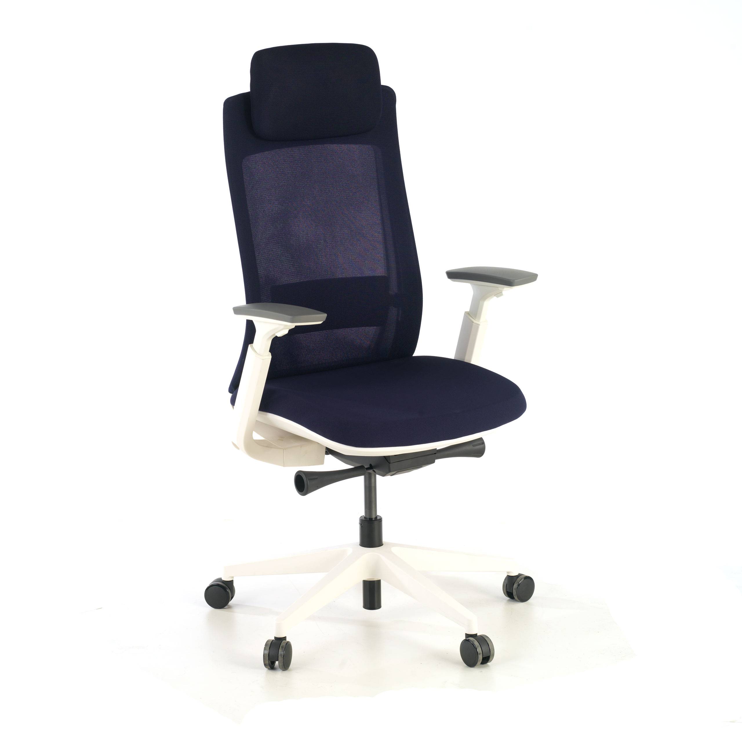 Chaise de Bureau Ergonomique Intouch white, Totalement Ajustable