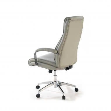 fauteuil de bureau gris counter simil cuir accoudoirs rembourres 7