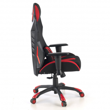 chaise gaming rouge fenix maille accoudoirs reglables 3d 4