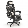 Chaise Gaming avec Repose-pieds Logan, accoudoirs synchronisés 210905 - (Outlet)