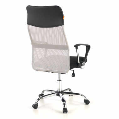 chaise de bureau gris nova maille accoudoirs fixes 7